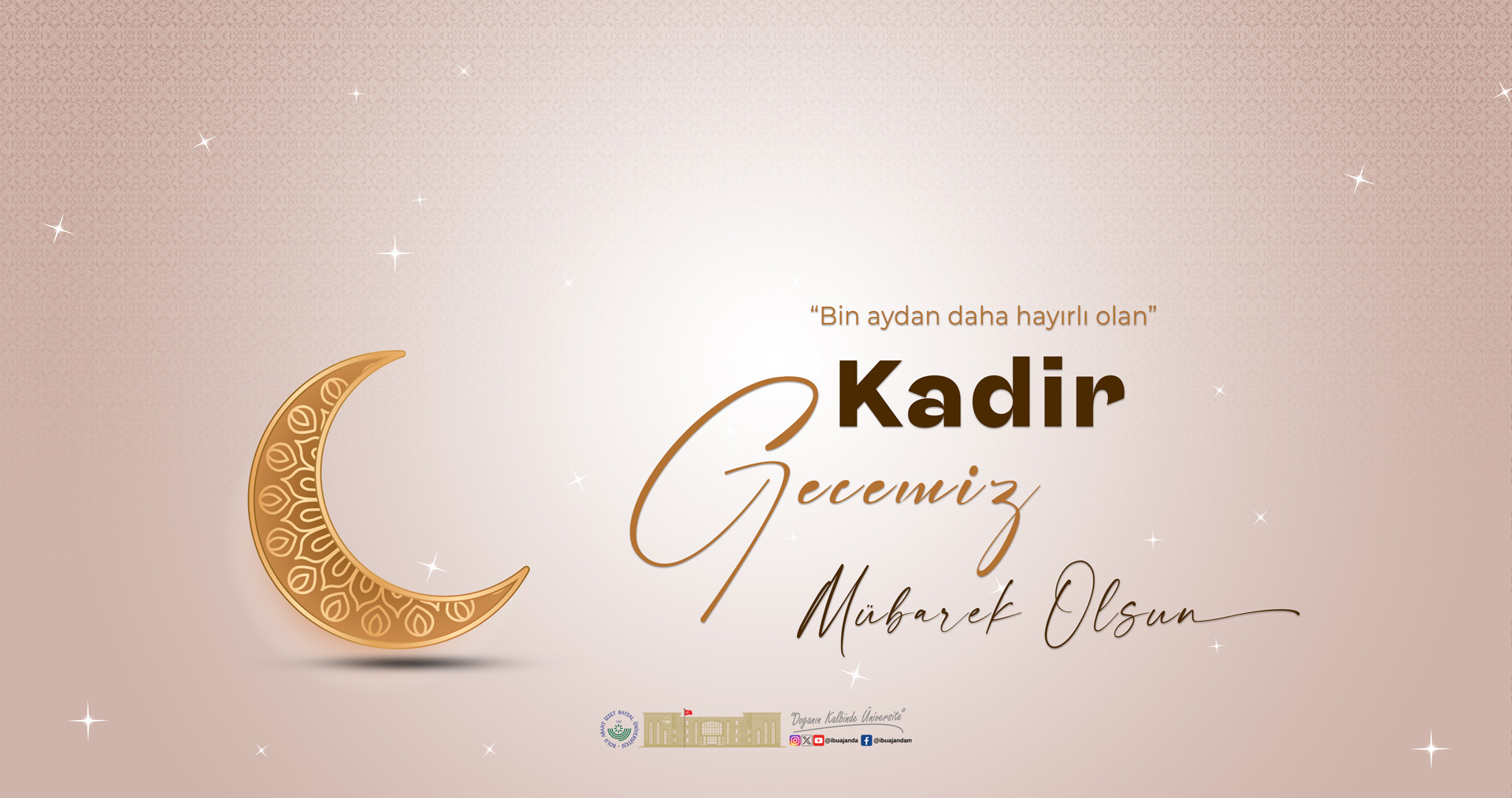 Kadir Gecemiz Mübarek Olsun
